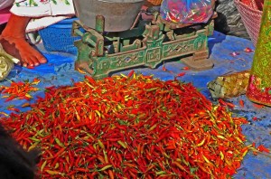 Peppers At Local Market